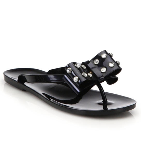 kate spade jelly flip flops